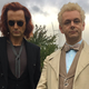 David Tennant (left) and Michael Sheen in the first official photo for Good Omens. Image: Amazon